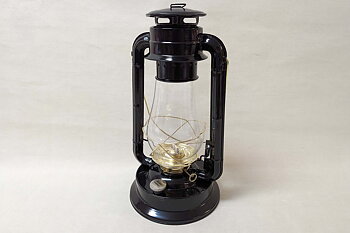 Storm Lantern Black-Brass 38 cm
