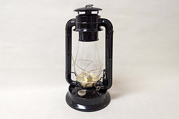 Storm Lantern Black-Brass 38 cm