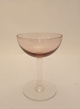 Liqueur glass purple