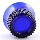Saara Hopea (Nyppylä 1952) Blue Bowl with Bead Relief 15 cm