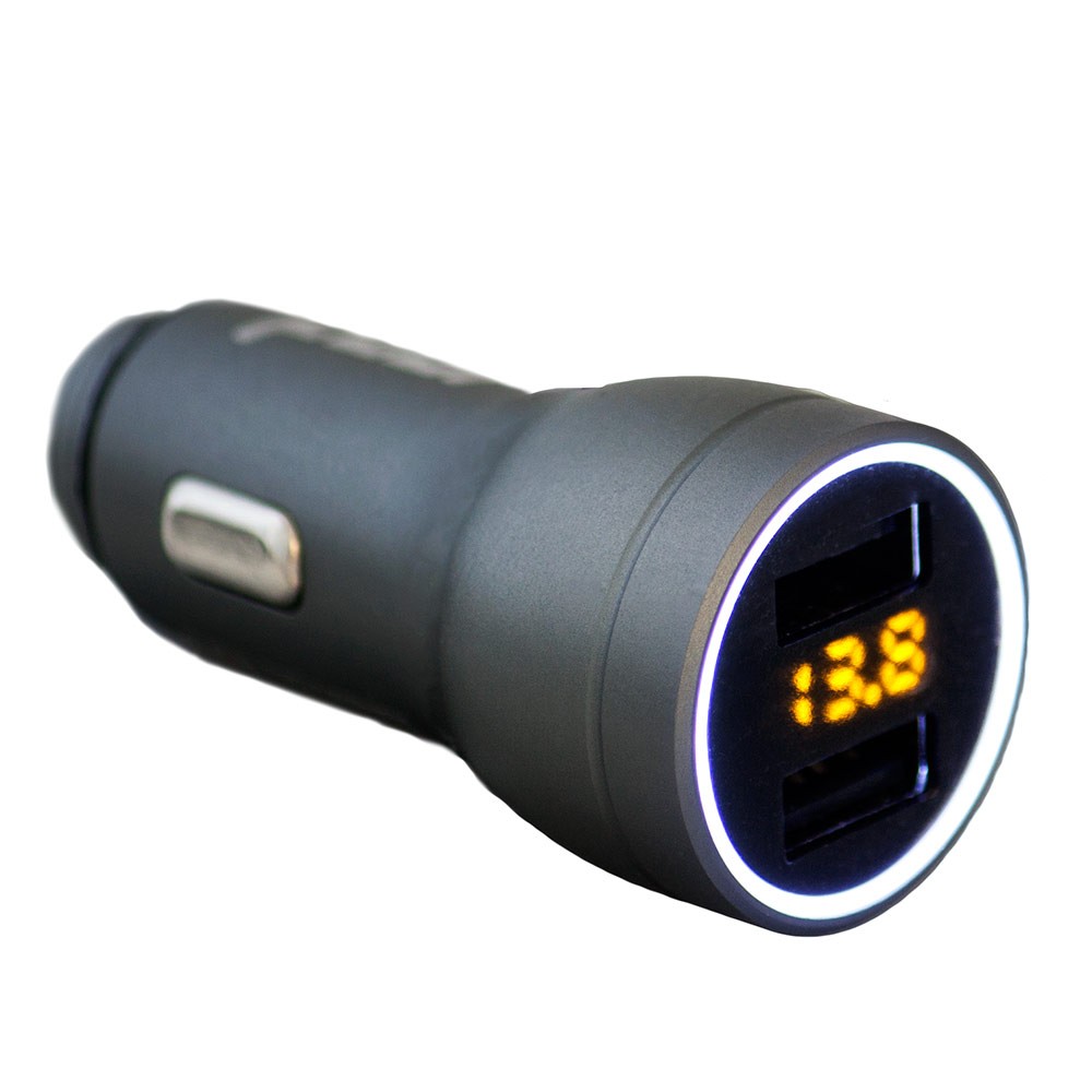 FOUR Mobile USB laddare med voltmätare
