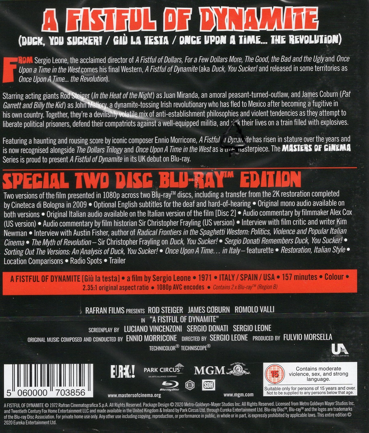 A Fistful of Dynamite (2-disc) (ej svensk text) (Blu-ray) - 2