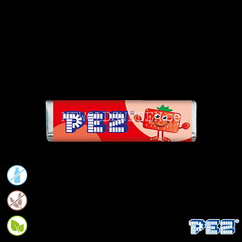 PEZ Refill STRAWBERRY 8-pack 68G - Bäst före: 2026-05-30