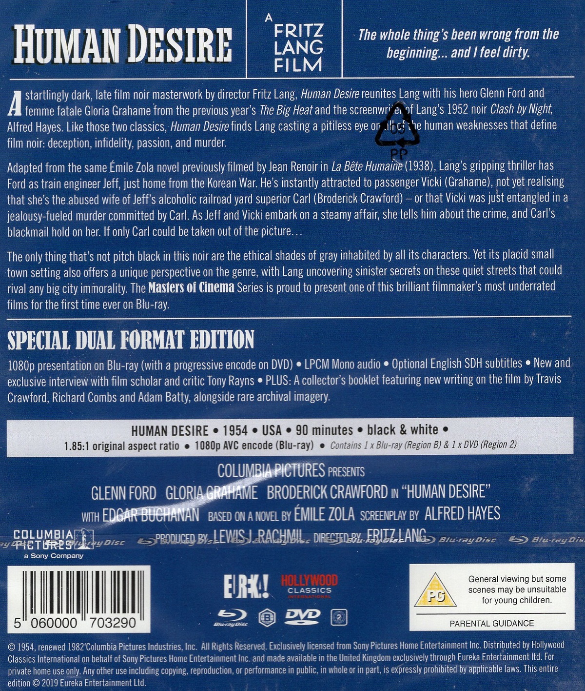 Human Desire (ej svensk text) (Blu-ray + DVD) - 2