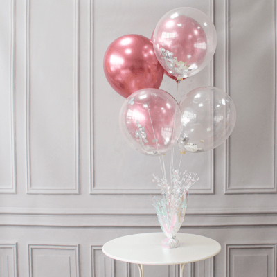 Ballongställning Iridescent Ballongtyngd  - 2