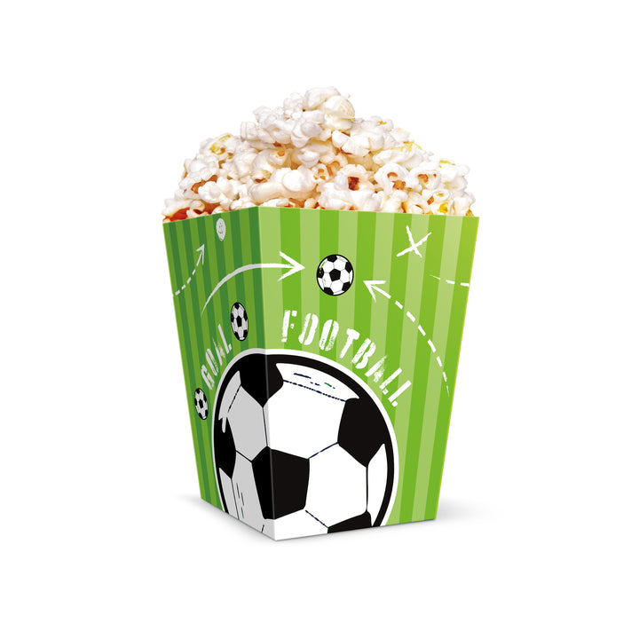 Fotboll Popcornboxar Gröna