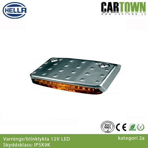 Blinklykta/ Hella Hublade 12V LED, E-märkt, (1st) - 2