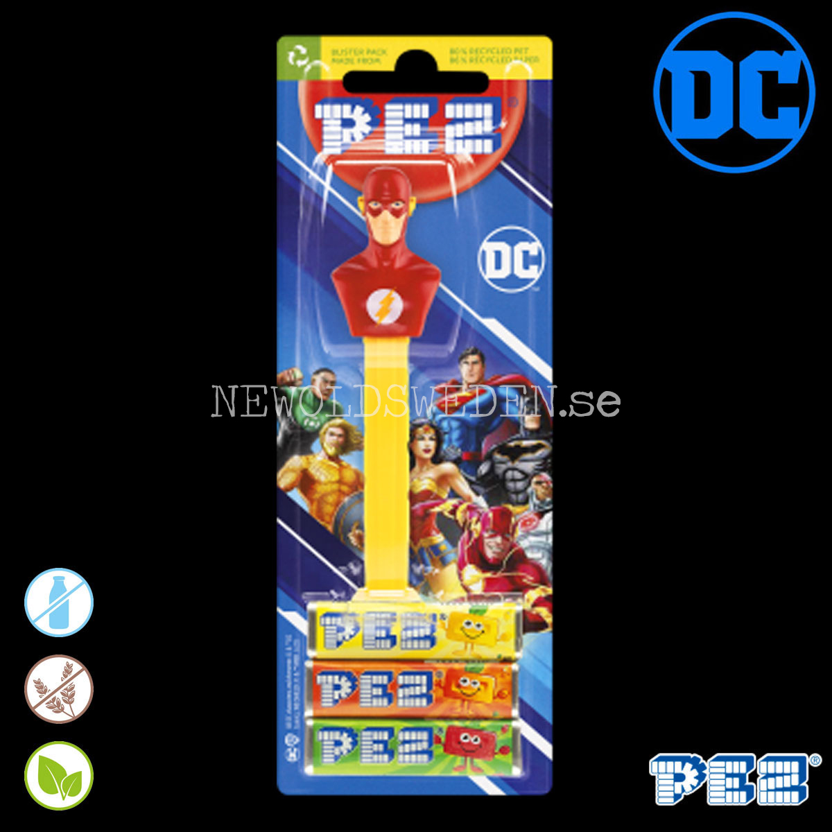 PEZ Dispenser FLASH + Candy - DC Heroes - PE18 - 2