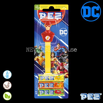PEZ Dispenser FLASH + Candy - DC Heroes - PE18