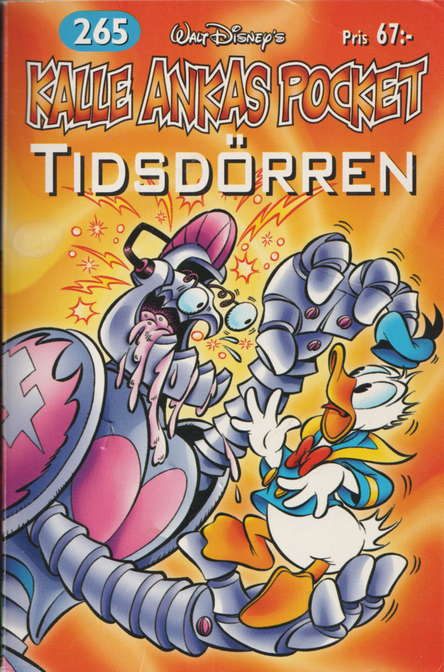 Kalle Ankas pocket 265 Tidsdörren, begagnad!
