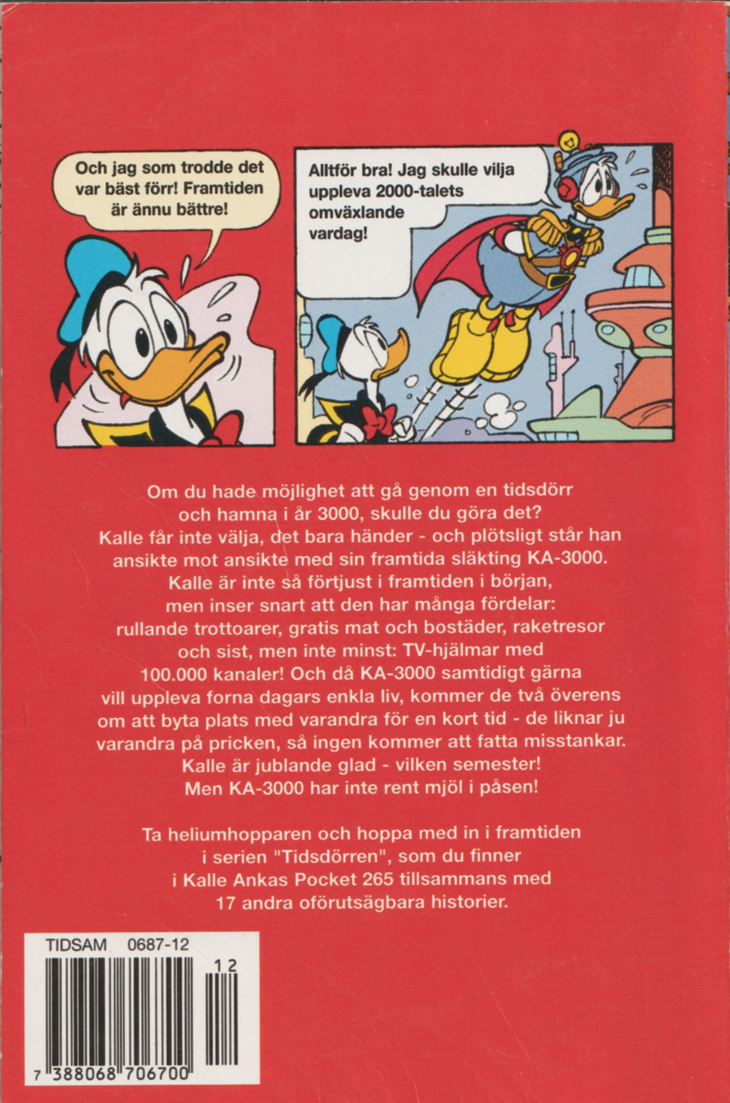 Kalle Ankas pocket 265 Tidsdörren, begagnad! - 2