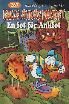 Kalle Ankas pocket 267 En fot för Ankfot, begagnad!