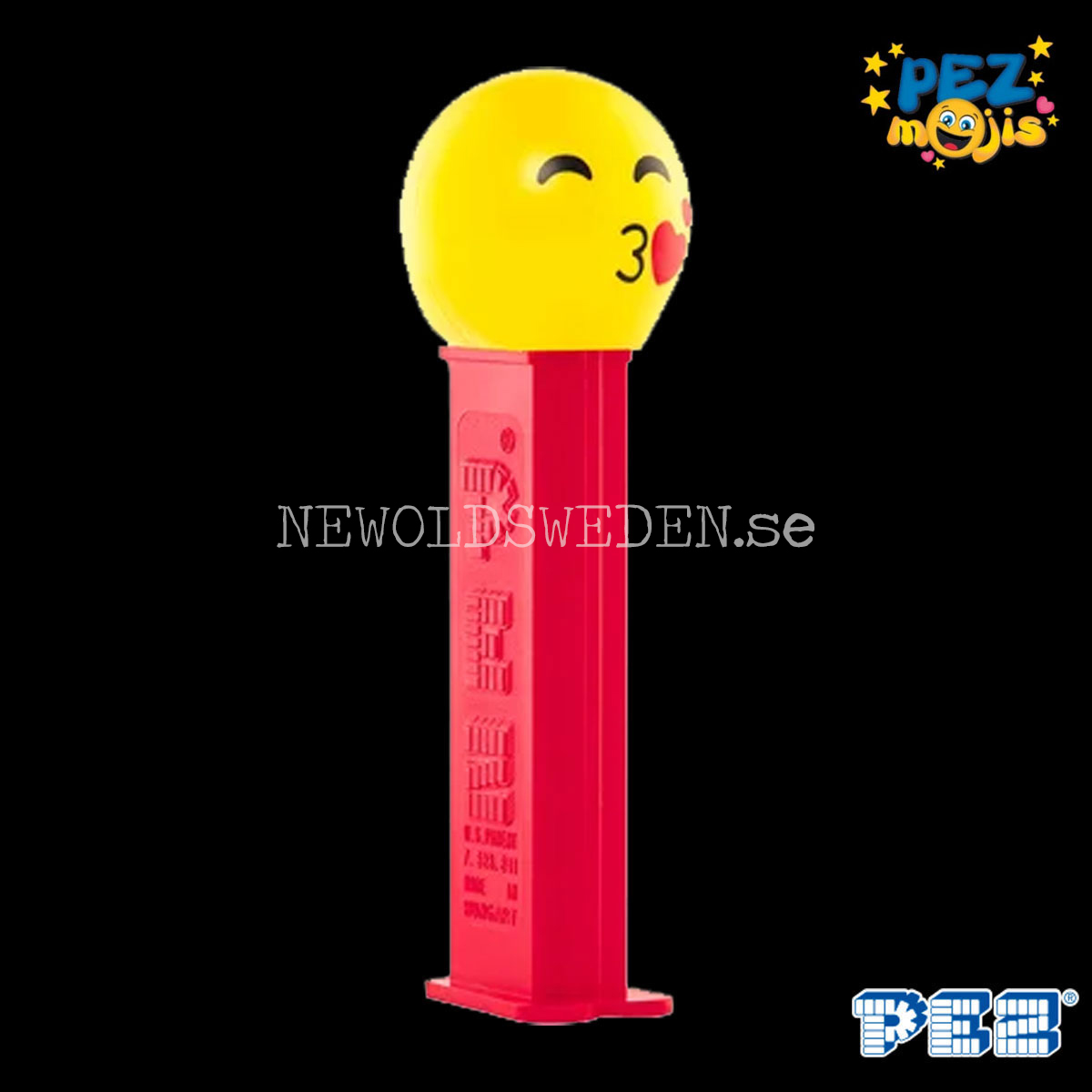 PEZ Dispenser KISS + Candy - PEZMoji Collectors - PE05