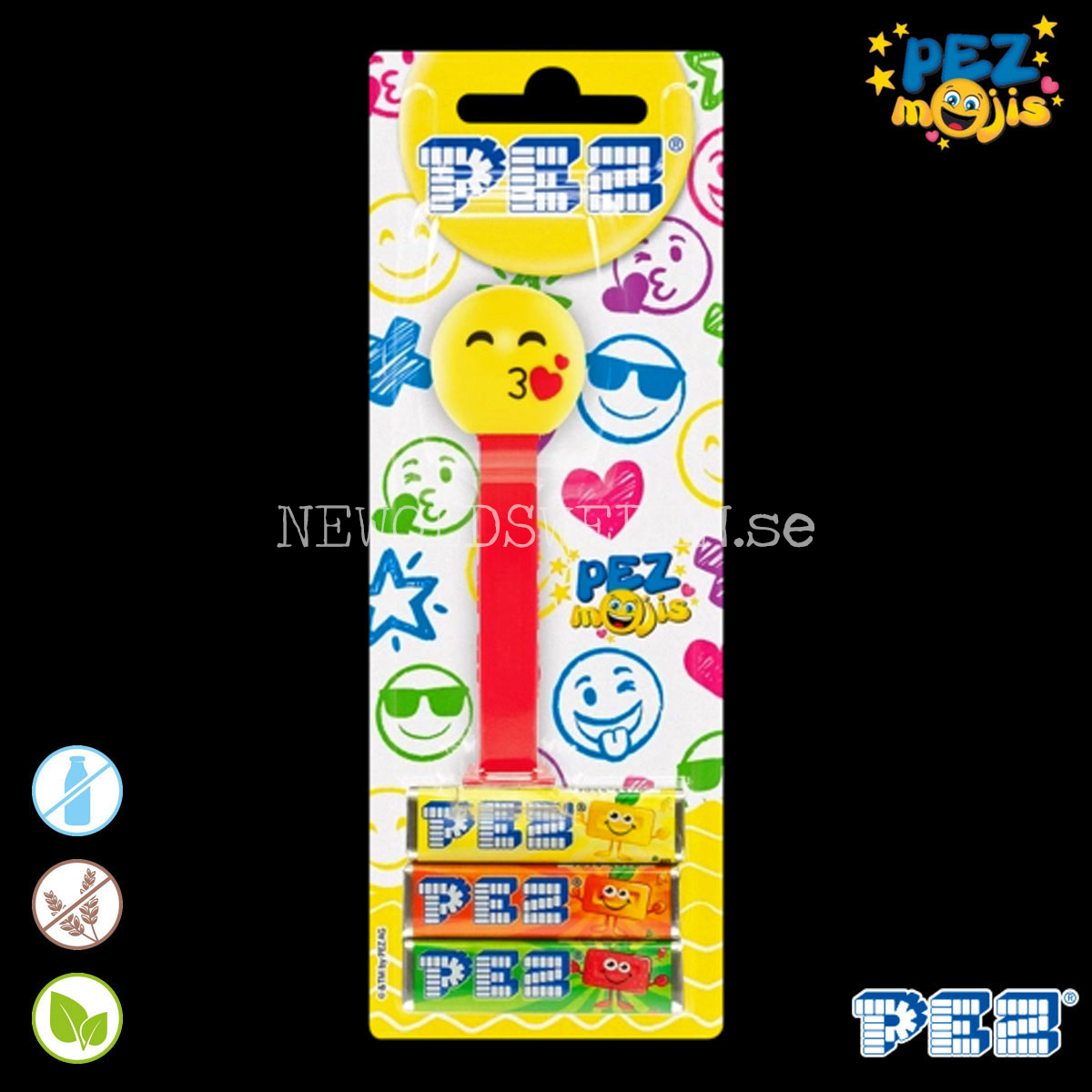 PEZ Dispenser KISS + Candy - PEZMoji Collectors - PE05 - 2