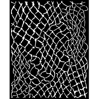 Stamperia Thick stencil cm 20X25 -Songs of the Sea net