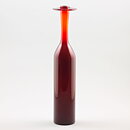 Oiva Toikka (1990s) Limited Red Bottle Vase 31 cm