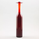 Oiva Toikka (1990s) Limited Red Bottle Vase 31 cm