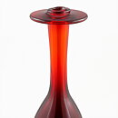 Oiva Toikka (1990s) Limited Red Bottle Vase 31 cm