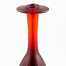 Oiva Toikka (1990s) Limited Red Bottle Vase 31 cm
