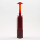 Oiva Toikka (1990s) Limited Red Bottle Vase 31 cm