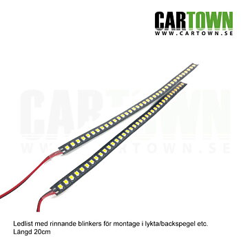 Ledlist yellow turnsignal 20cm, (2st)