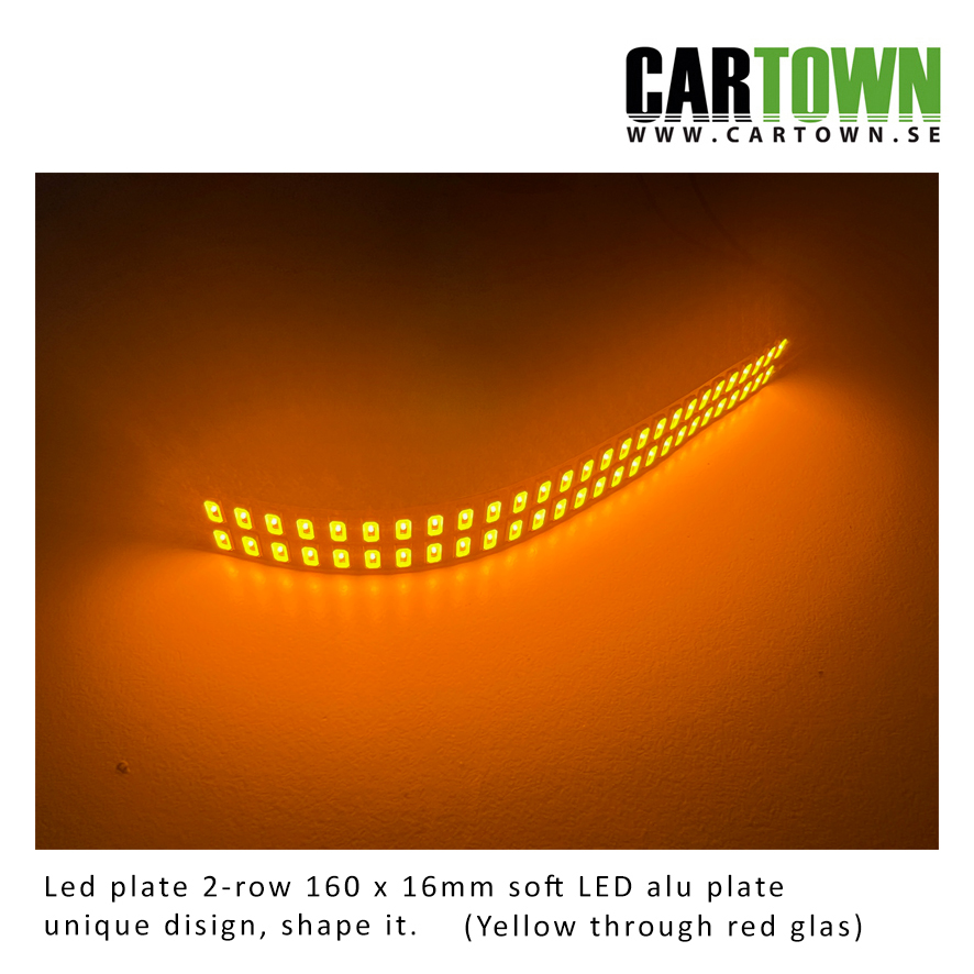 Led-plattor yellow, free shape 160x16  (2st) - 4