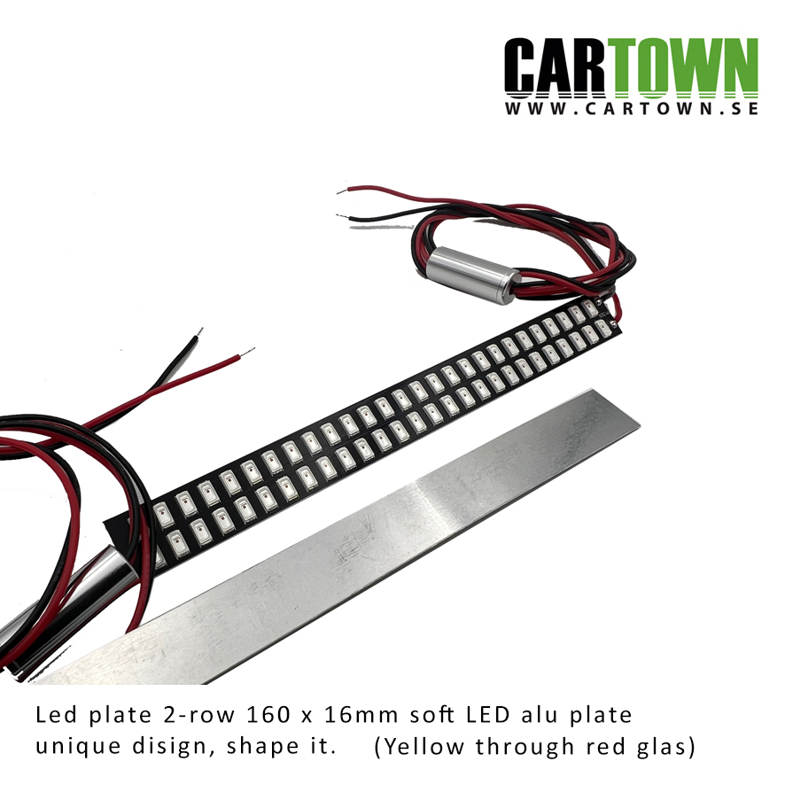 Led-plattor yellow, free shape 160x16  (2st)