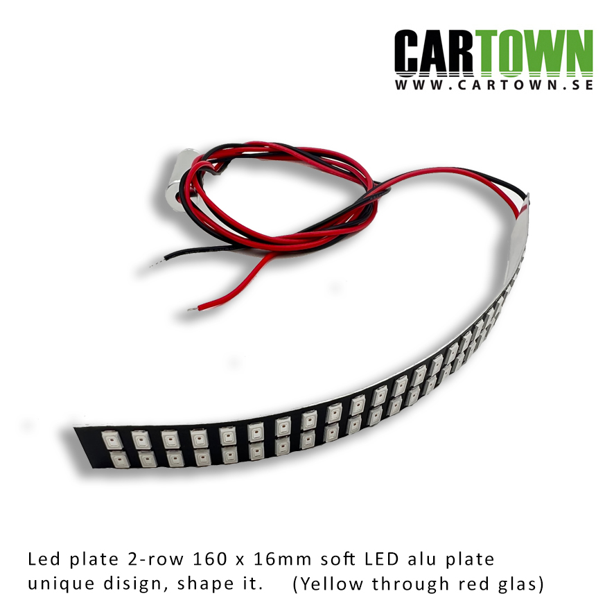 Led-plattor yellow, free shape 160x16  (2st) - 2