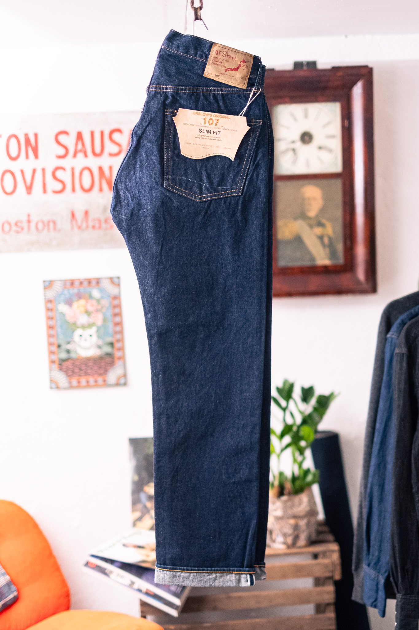 orSlow - 107 Ivy Fit Selvage Denim One Wash