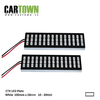 Led-plates White , 100x30  (2pcs)