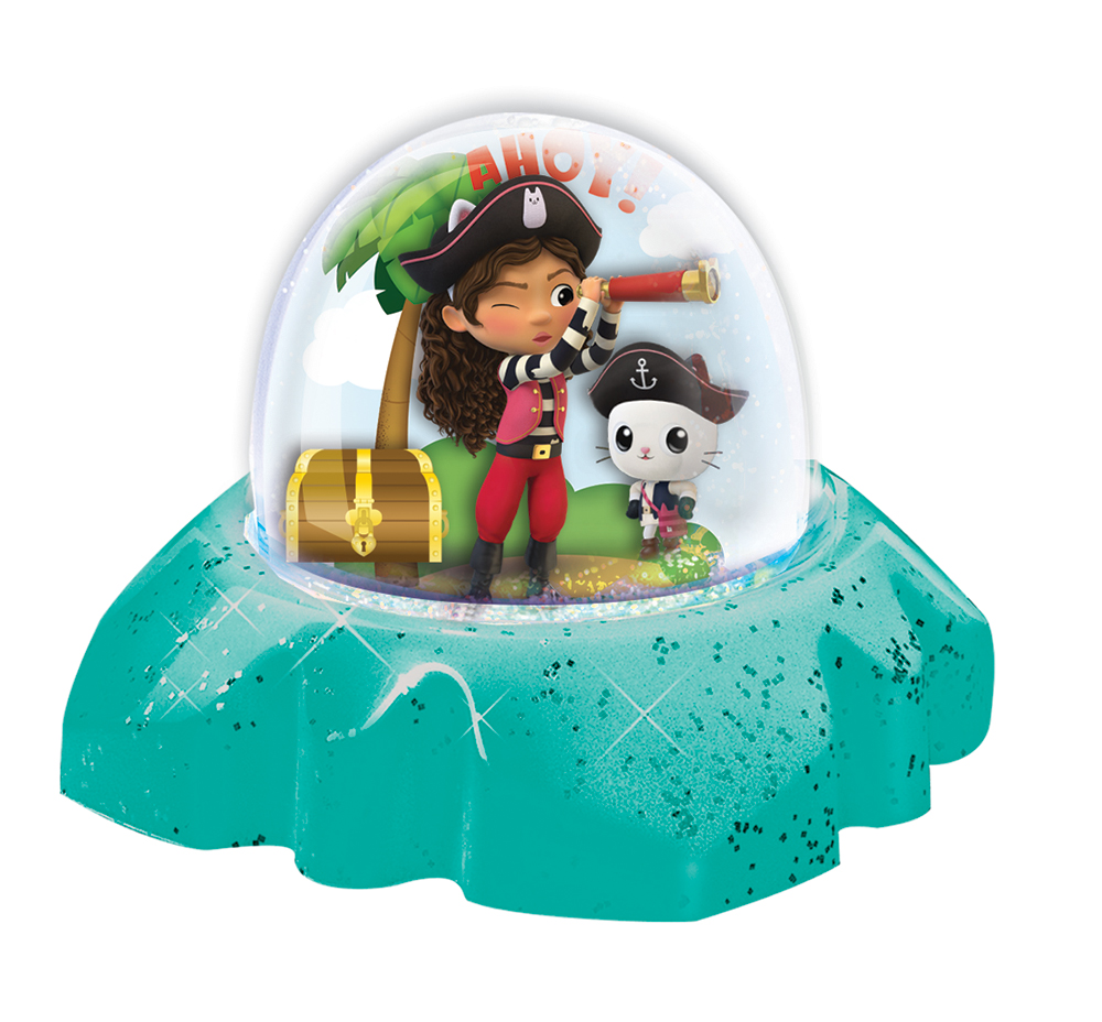 Gabby's Dollhouse Glitter Domes - 3