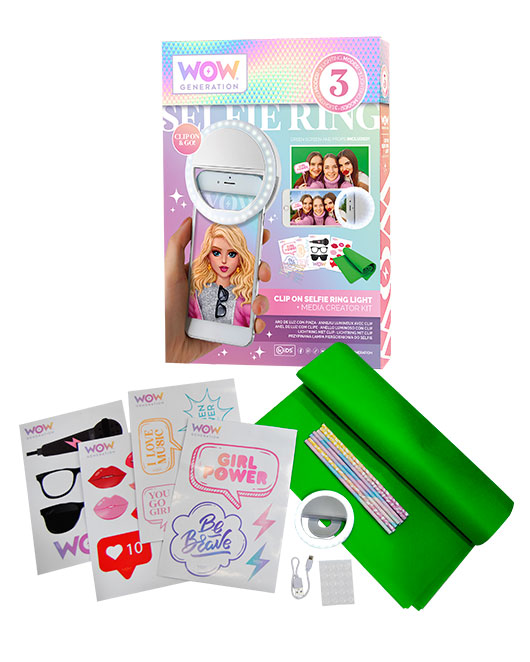 WOW Generation, Clip on Selfie Ring Light - 2