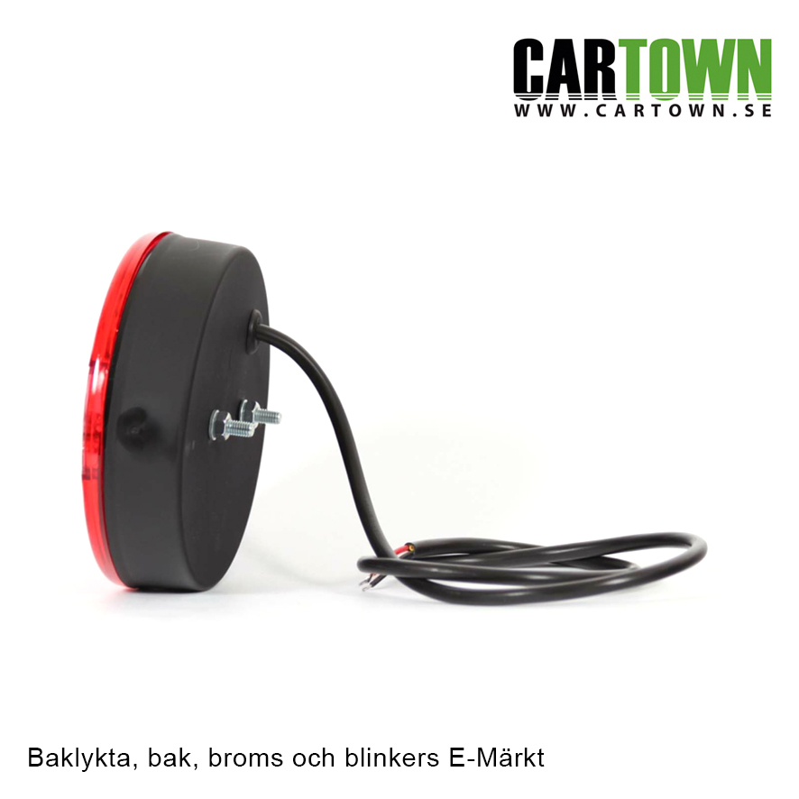 Baklykta 3-funktioner LED 12-24V - 3