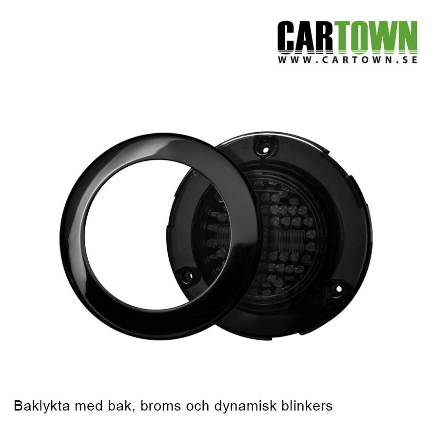 Baklykta 3-funktioner dynamisk LED 12-24V - 2