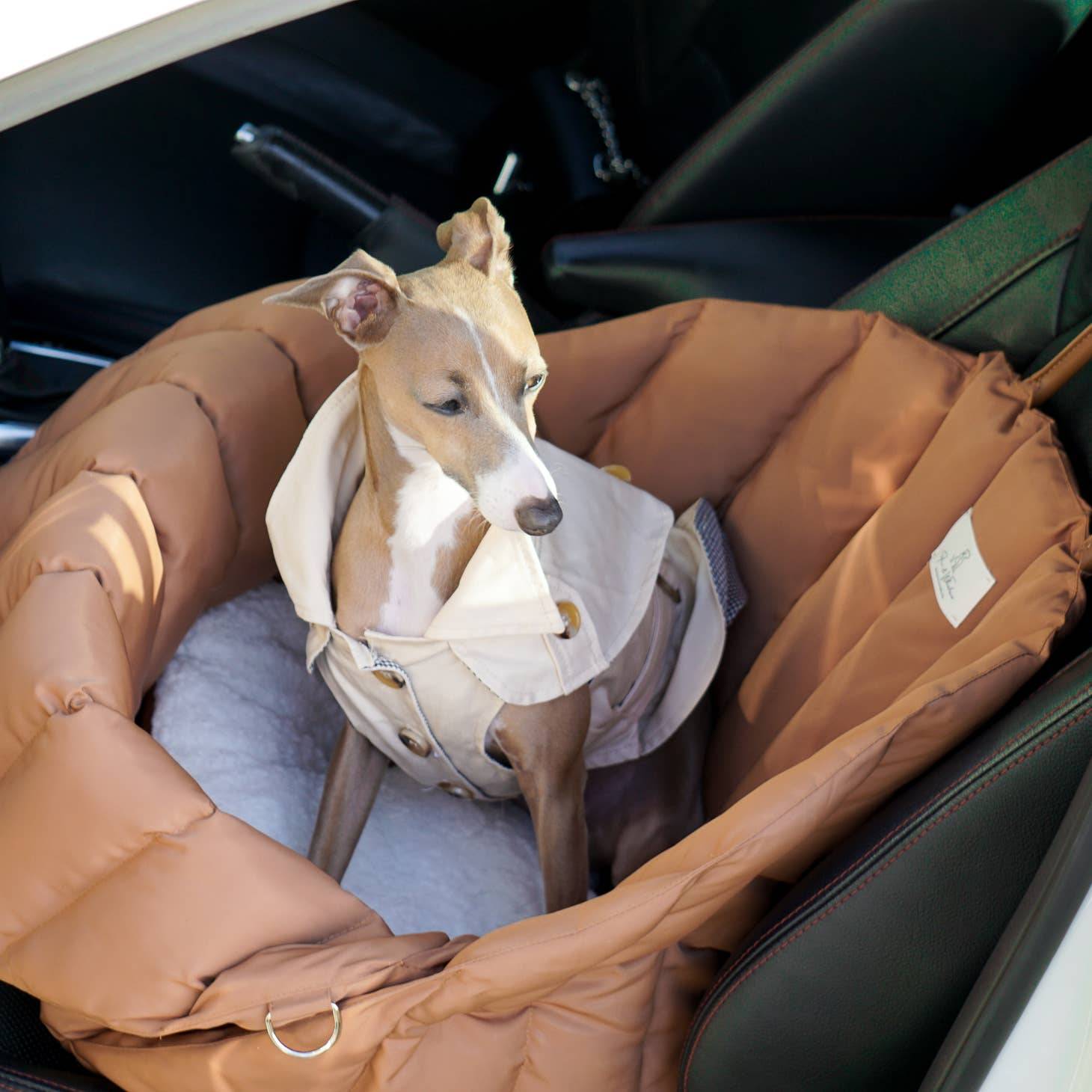 Fur & Whiskers Dog Car Seat Carrier Brown - 2