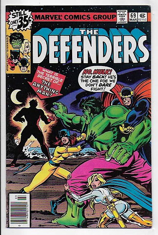 Defenders # 69 VF-NM 1st Anything Man