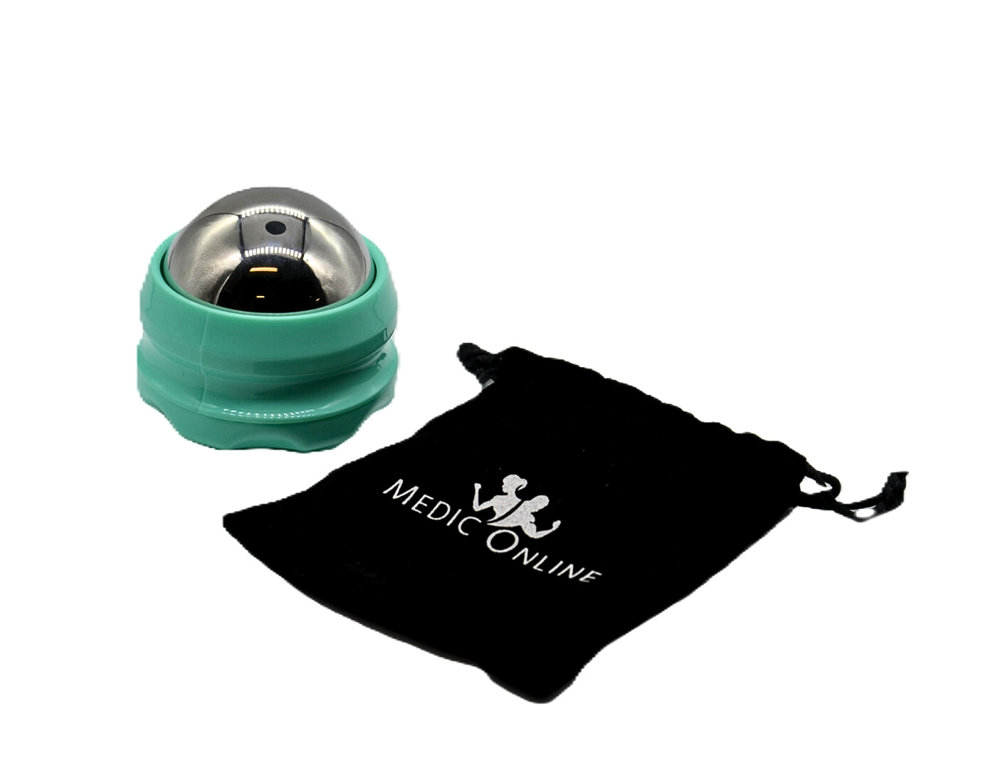 Varmende massagebold i metal - 2