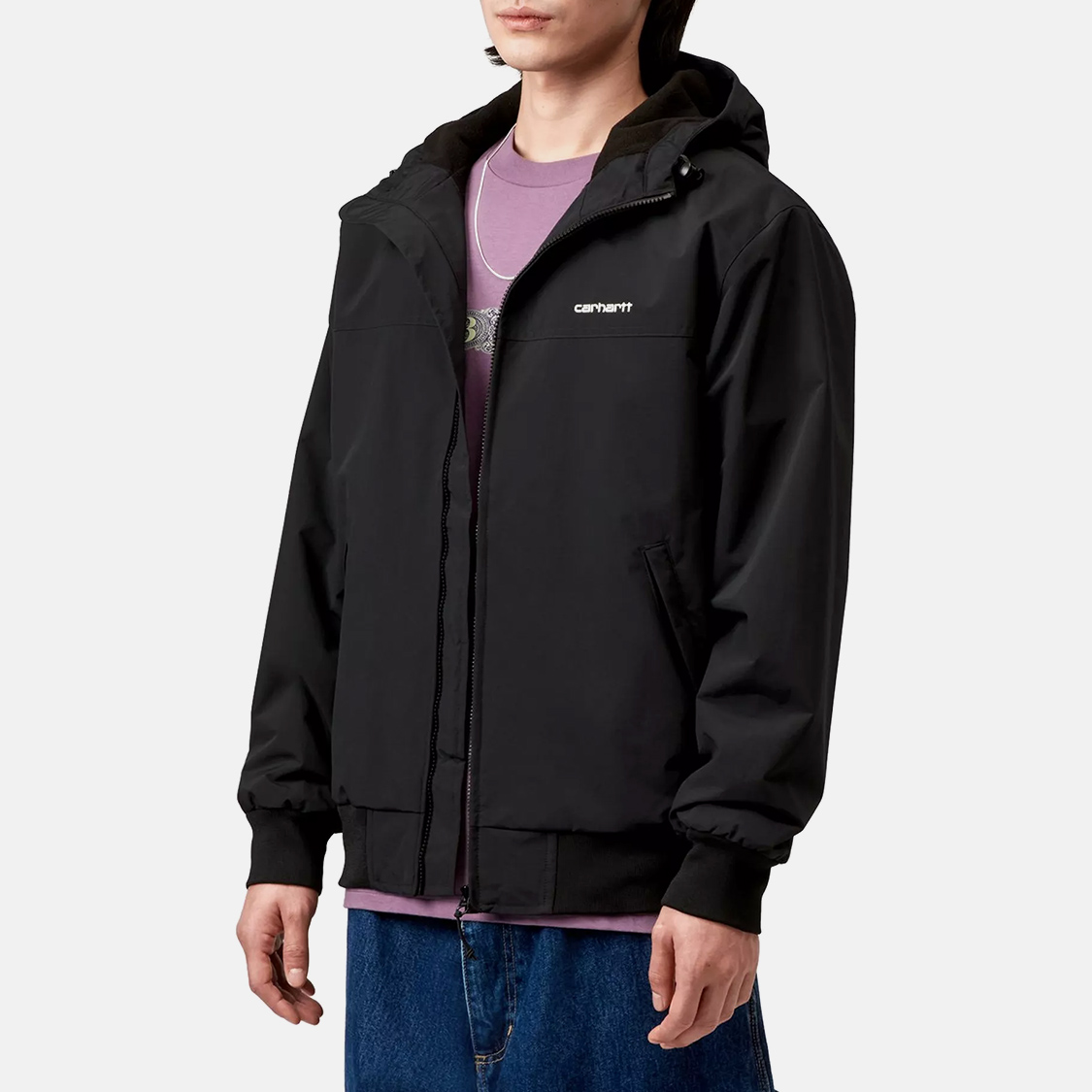 Carhartt WIP - Hooded Sail Jacket Black/White - 2