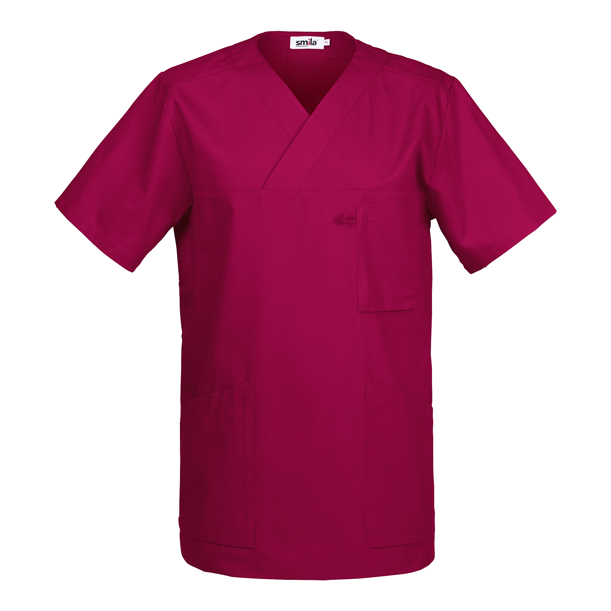 Vårdbussarong herr/unisex - mörkrosa