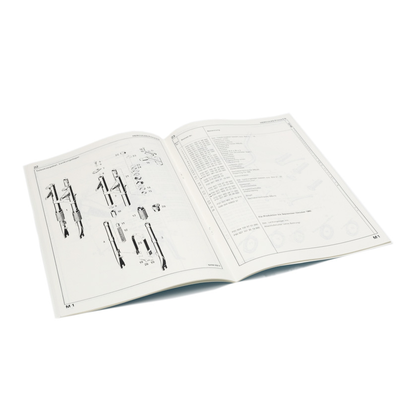 Spare parts catalog for Hercules Prima 2N Mopedrenovering