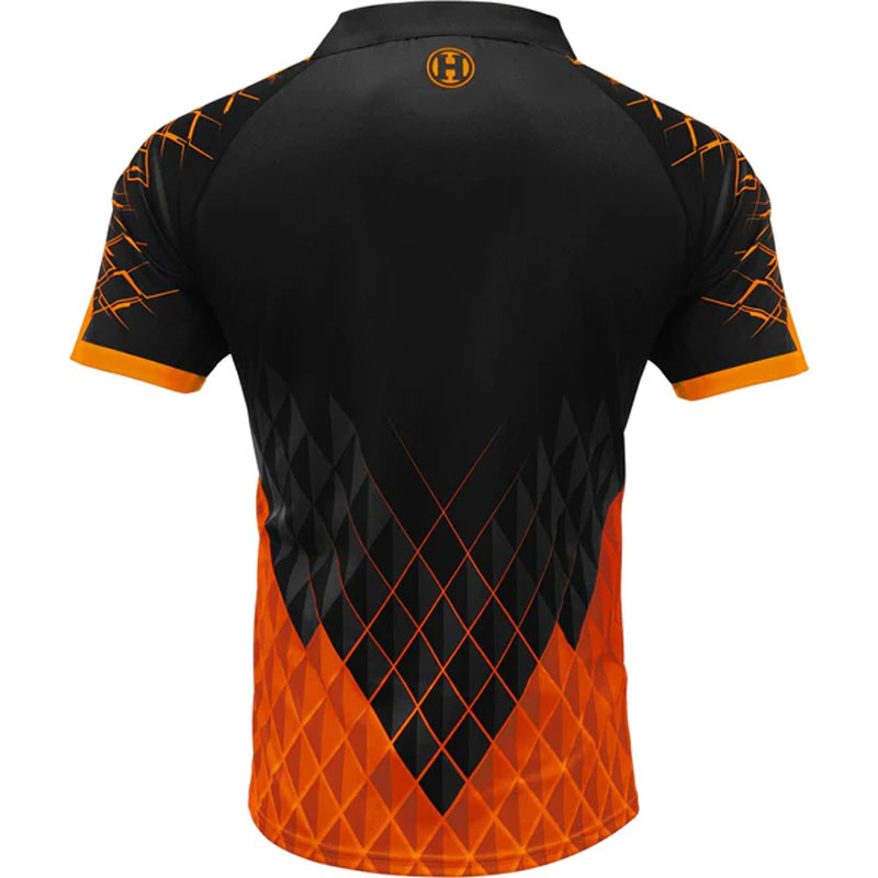 Harrows Pargon Dartshirt Black/Orange - 2