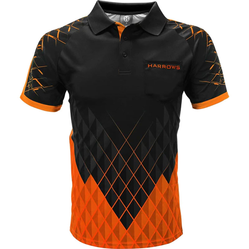 Harrows Pargon Dartshirt Black/Orange
