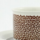 Peter Winquist (Faenza 1970) Teacup with Brown Flower Pattern 12 cm   [Sample Images]