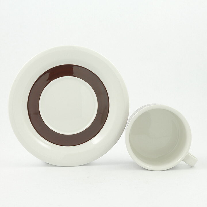 Peter Winquist (Faenza 1970) Teacup with Brown Flower Pattern 12 cm   [Sample Images]