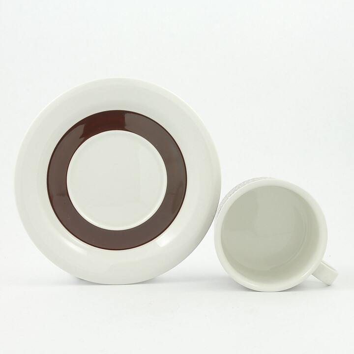 Peter Winquist (Faenza 1970) Teacup with Brown Flower Pattern 12 cm   [Sample Images]