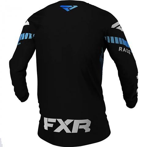 FXR - REVO MX - TRÖJA - Black/Blue