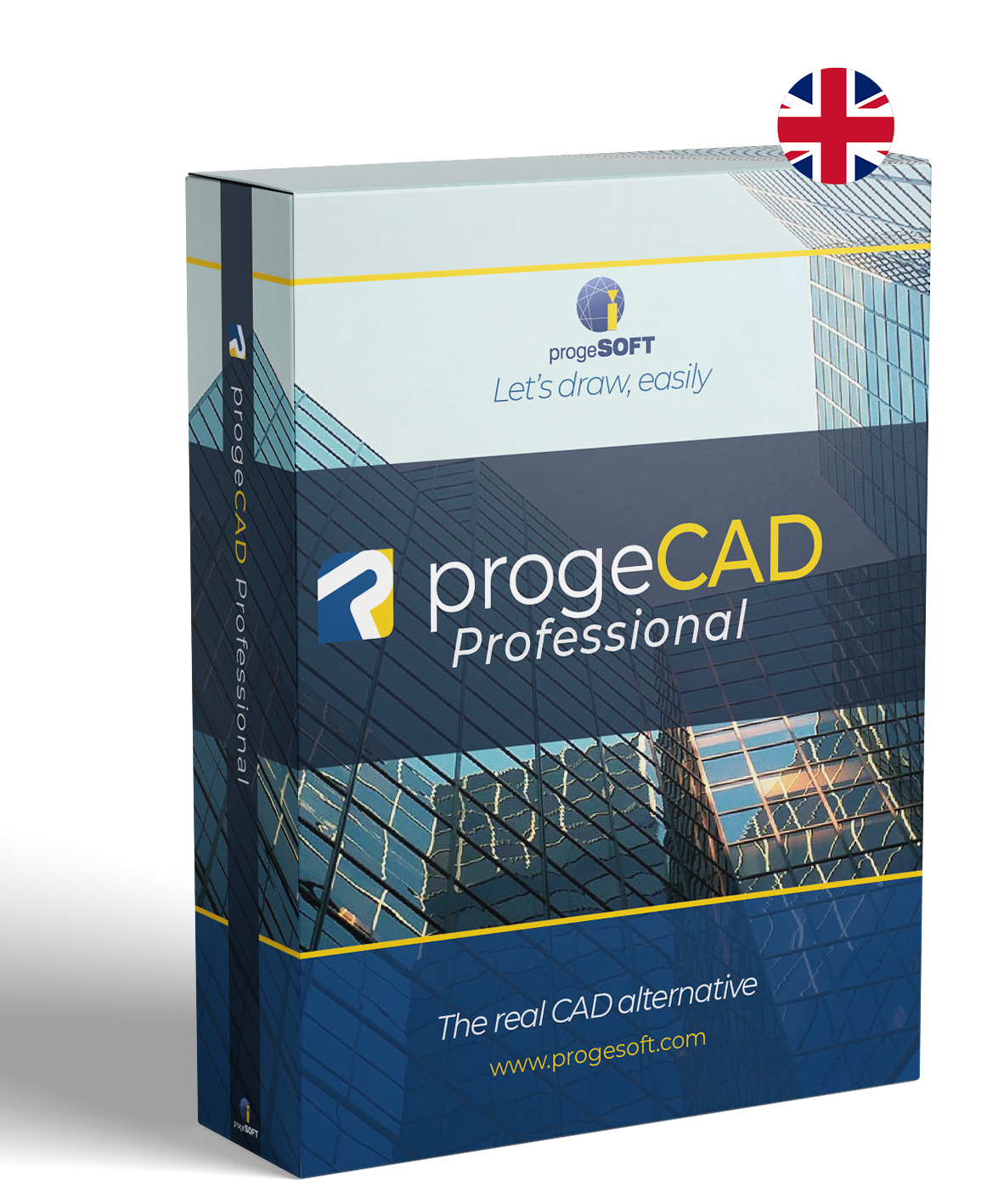 Hyr engelsk progeCAD, 1 användare, 12 månader