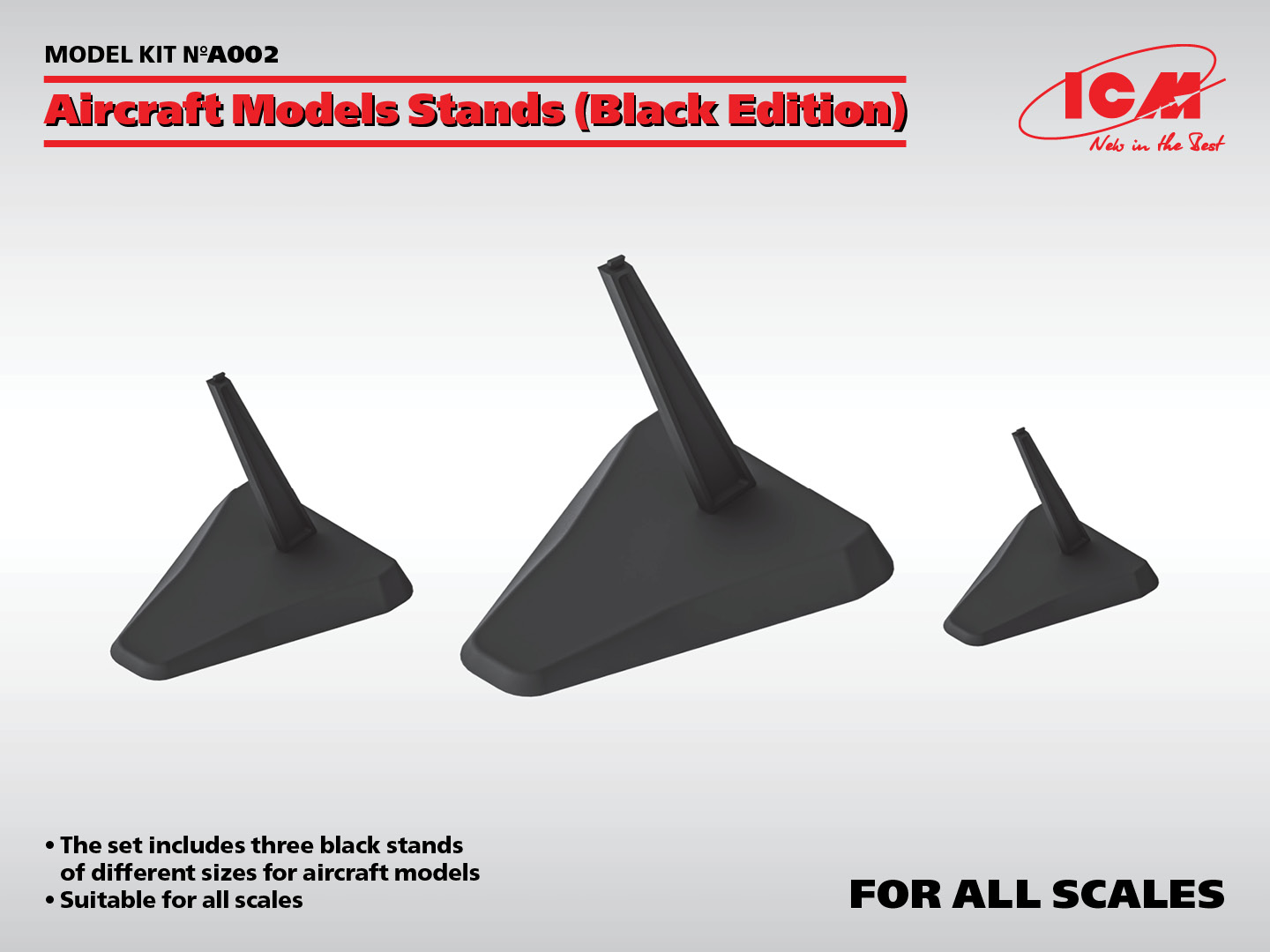 Aircraft Models Stands Black Edition