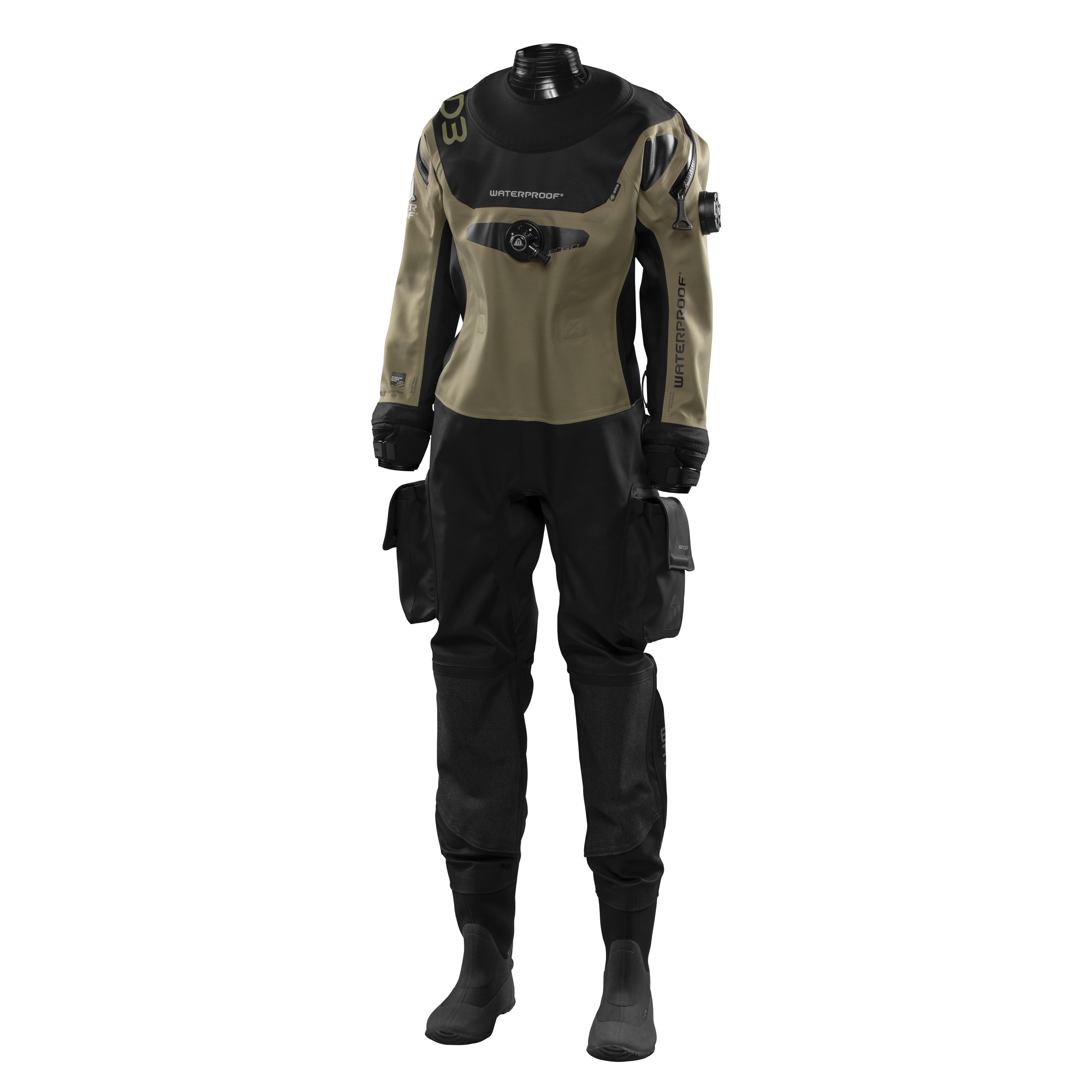 D3 Ergo Waterproof Torrdräkt Dam