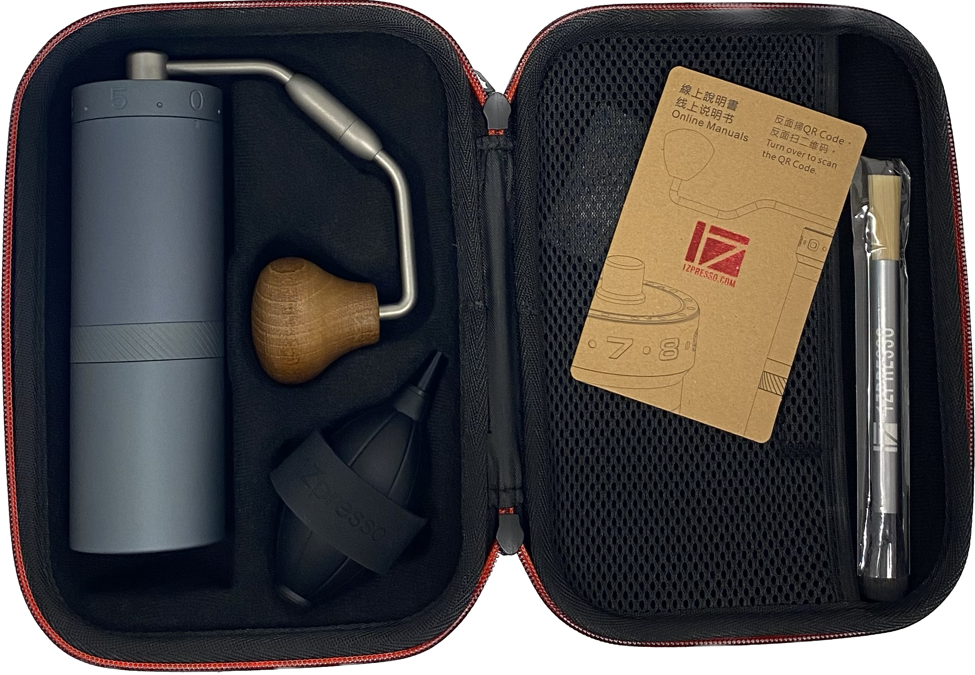 1Zpresso X-Ultra Foldable -kaffekvarn, Pasific Blue - 2